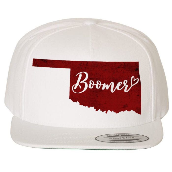 Oklahoma Boomer Wool Snapback Cap