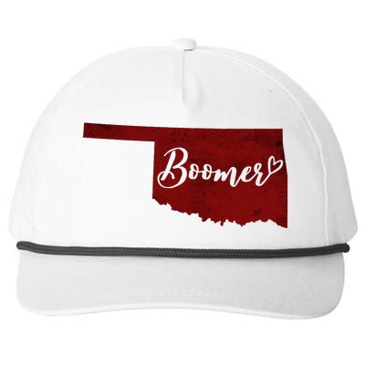 Oklahoma Boomer Snapback Five-Panel Rope Hat