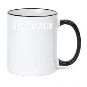 ONE BOSTON 11oz Black Color Changing Mug