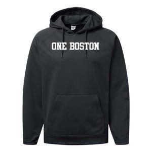 ONE BOSTON Performance Fleece Hoodie