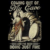 On BackComing Out Of My Cave And Ive Been Doing Just Fine Full-Length Apron With Pockets