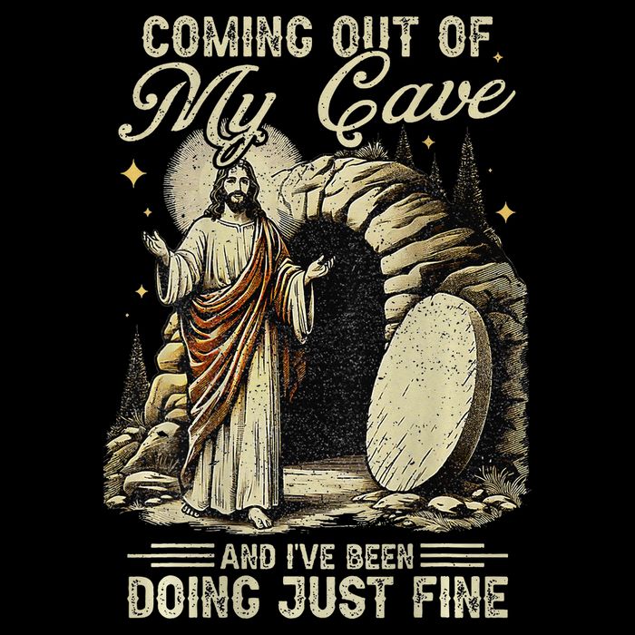 On BackComing Out Of My Cave And Ive Been Doing Just Fine Full-Length Apron With Pockets