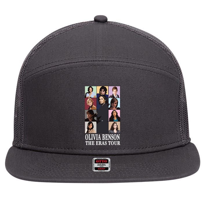 Olivia Benson 7 Panel Mesh Trucker Snapback Hat