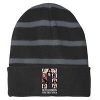 Olivia Benson Striped Beanie with Solid Band