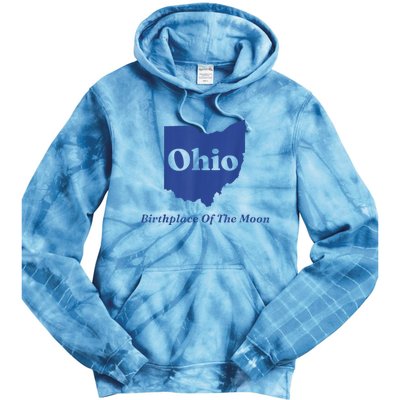 Ohio Birthplace Of The Moon Tie Dye Hoodie