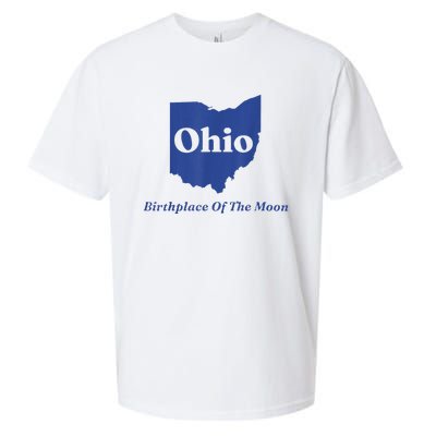 Ohio Birthplace Of The Moon Sueded Cloud Jersey T-Shirt