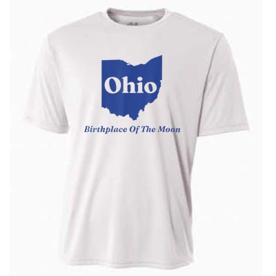 Ohio Birthplace Of The Moon Cooling Performance Crew T-Shirt