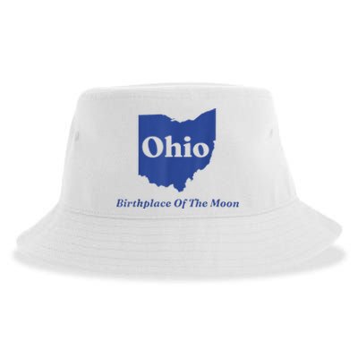 Ohio Birthplace Of The Moon Sustainable Bucket Hat