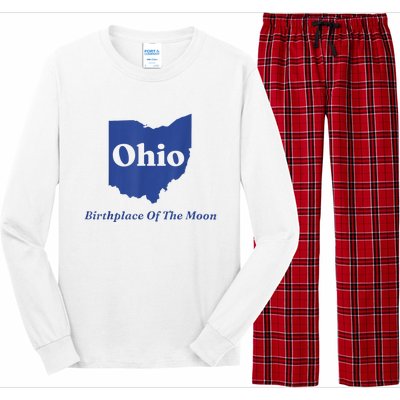 Ohio Birthplace Of The Moon Long Sleeve Pajama Set