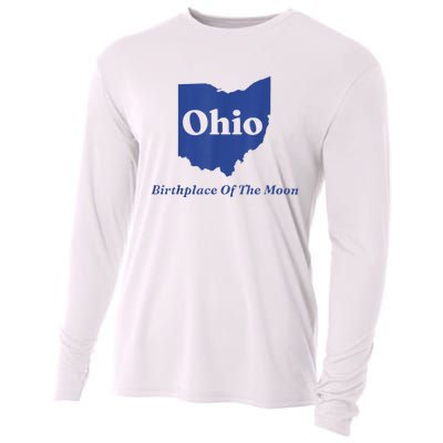 Ohio Birthplace Of The Moon Cooling Performance Long Sleeve Crew