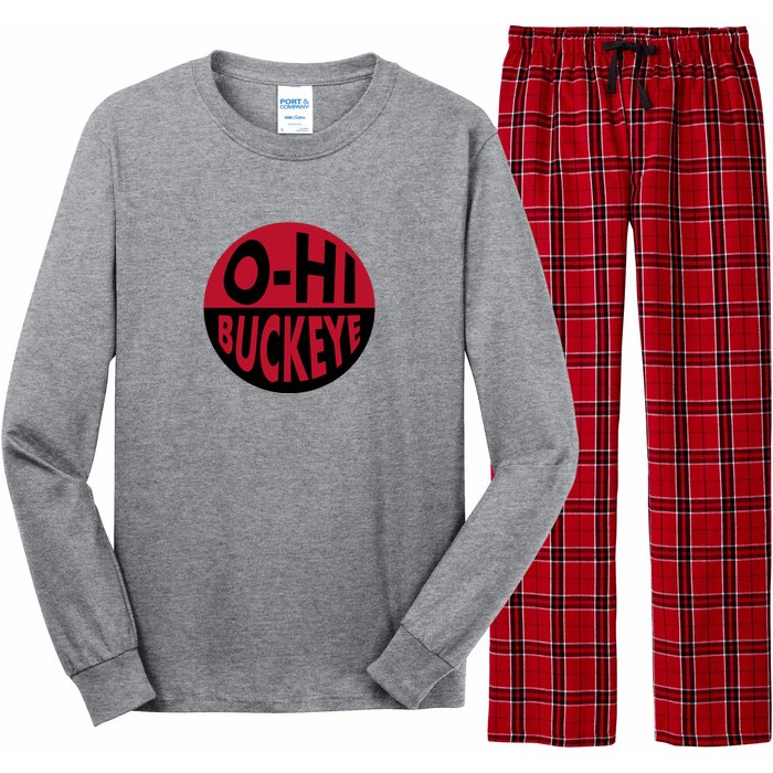 OhHi Buckeye Long Sleeve Pajama Set