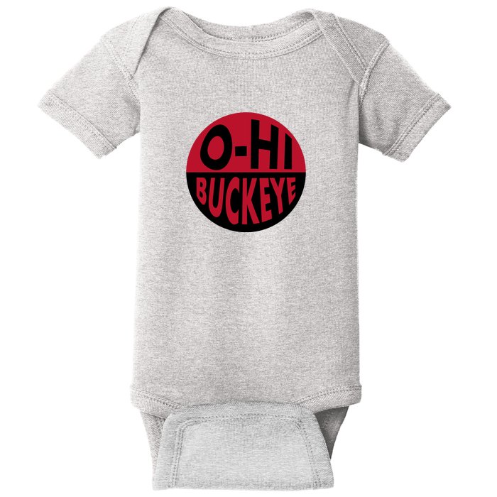 OhHi Buckeye Baby Bodysuit