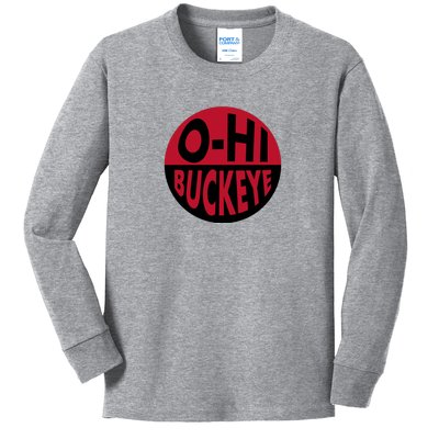 OhHi Buckeye Kids Long Sleeve Shirt