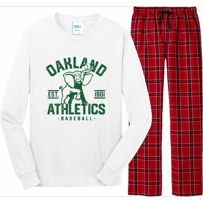 Oakland Baseball Long Sleeve Pajama Set