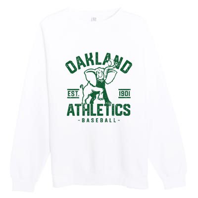 Oakland Baseball Premium Crewneck Sweatshirt