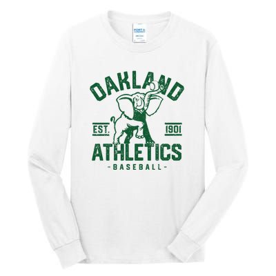 Oakland Baseball Tall Long Sleeve T-Shirt