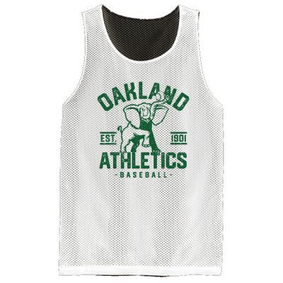 Oakland Baseball Mesh Reversible Basketball Jersey Tank