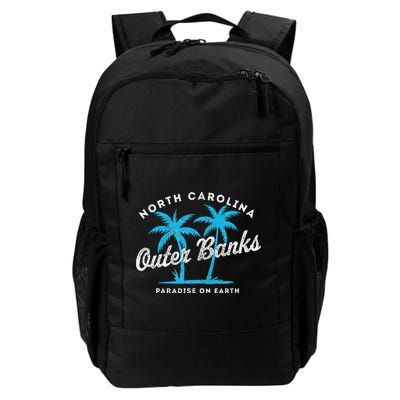 Outer Banks OBX North Carolina NC Vintage Retro palm trees Backpack