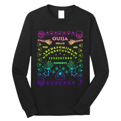 Ouija Board Pastel Goth Witchcraft Witch Wicca Tarot Spirit Long Sleeve Shirt