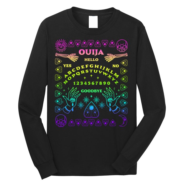 Ouija Board Pastel Goth Witchcraft Witch Wicca Tarot Spirit Long Sleeve Shirt