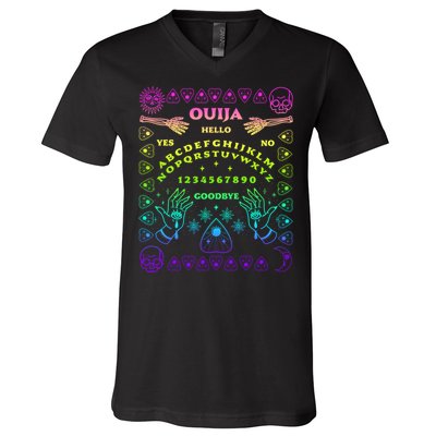 Ouija Board Pastel Goth Witchcraft Witch Wicca Tarot Spirit V-Neck T-Shirt