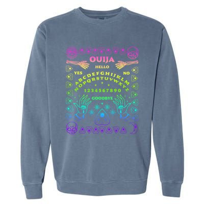 Ouija Board Pastel Goth Witchcraft Witch Wicca Tarot Spirit Garment-Dyed Sweatshirt