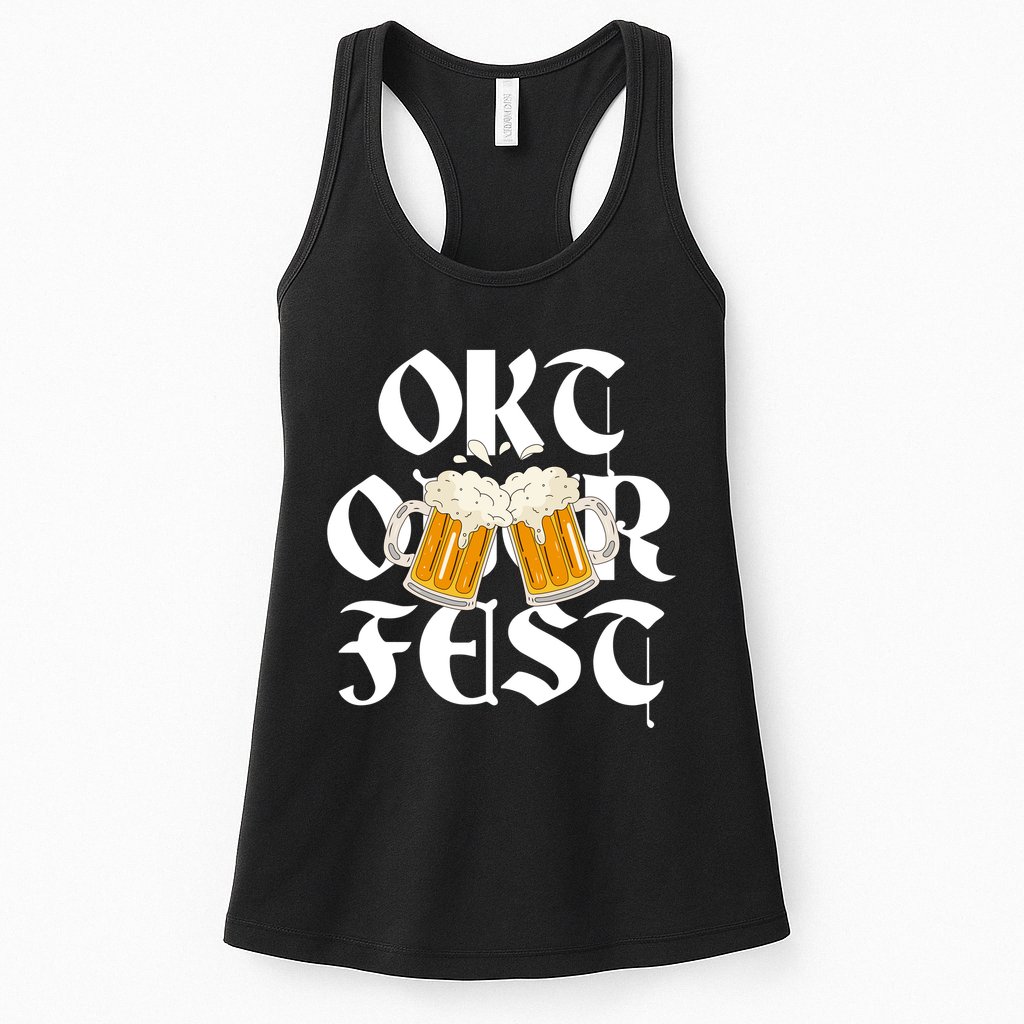 Oktoberfest Beer Party Festive Holiday Womens Tank Top