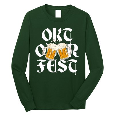Oktoberfest Beer Party Festive Holiday Long Sleeve Shirt