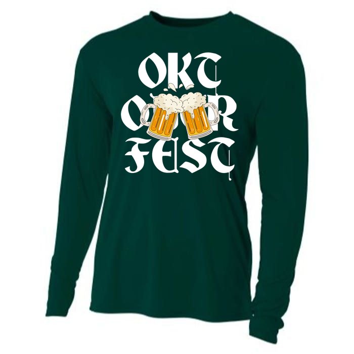 Oktoberfest Beer Party Festive Holiday Cooling Performance Long Sleeve Crew