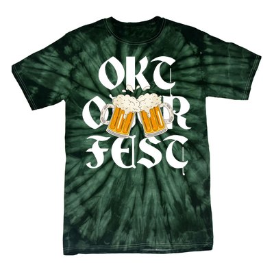 Oktoberfest Beer Party Festive Holiday Tie-Dye T-Shirt