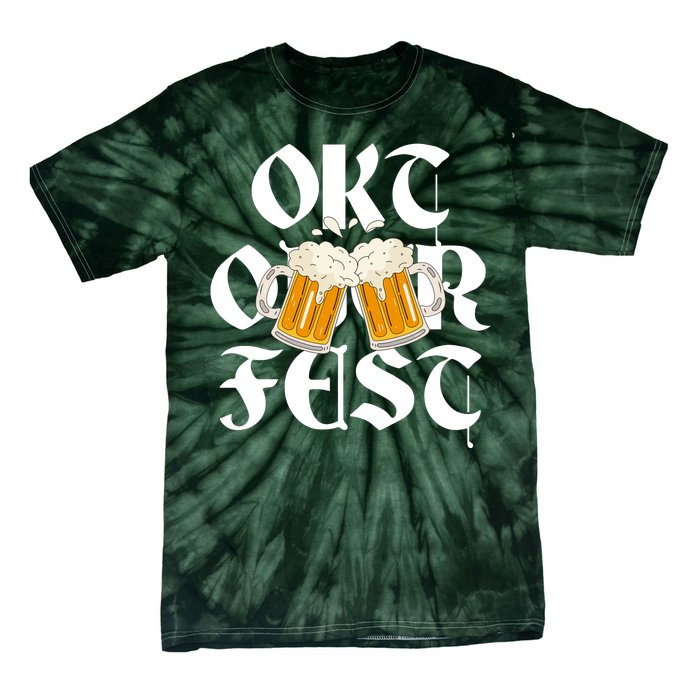 Oktoberfest Beer Party Festive Holiday Tie-Dye T-Shirt