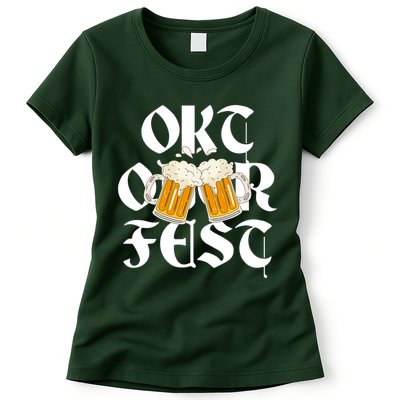 Oktoberfest Beer Party Festive Holiday Womens T-Shirt