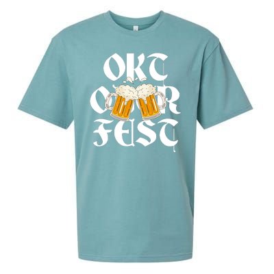 Oktoberfest Beer Party Festive Holiday Sueded Cloud Jersey T-Shirt