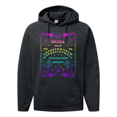 Ouija Board Pastel Goth Witchcraft Witch Wicca Tarot Spirit Performance Fleece Hoodie