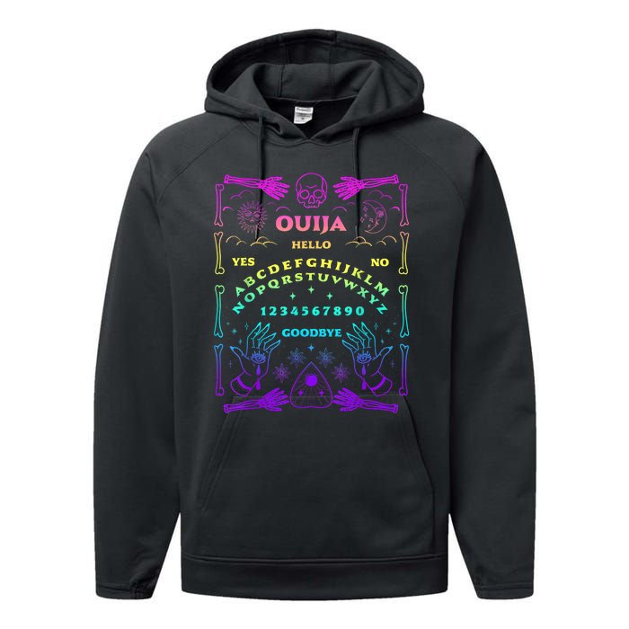 Ouija Board Pastel Goth Witchcraft Witch Wicca Tarot Spirit Performance Fleece Hoodie