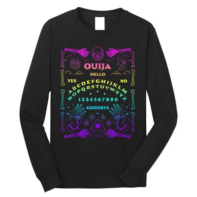 Ouija Board Pastel Goth Witchcraft Witch Wicca Tarot Spirit Long Sleeve Shirt