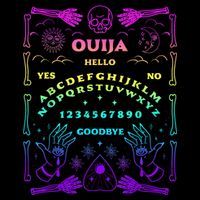 Ouija Board Pastel Goth Witchcraft Witch Wicca Tarot Spirit V-Neck T-Shirt