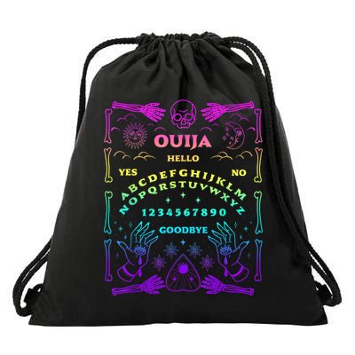 Ouija Board Pastel Goth Witchcraft Witch Wicca Tarot Spirit Drawstring Bag