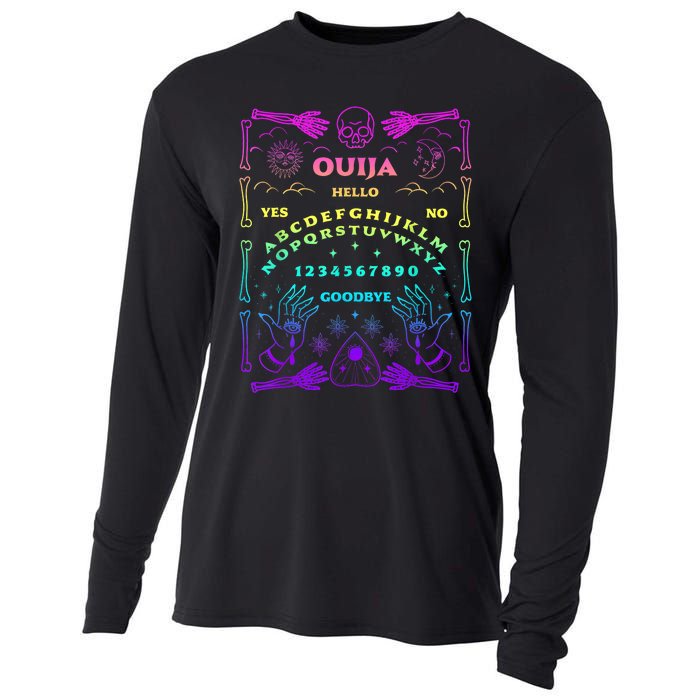 Ouija Board Pastel Goth Witchcraft Witch Wicca Tarot Spirit Cooling Performance Long Sleeve Crew