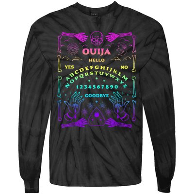 Ouija Board Pastel Goth Witchcraft Witch Wicca Tarot Spirit Tie-Dye Long Sleeve Shirt