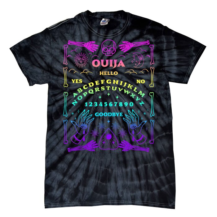 Ouija Board Pastel Goth Witchcraft Witch Wicca Tarot Spirit Tie-Dye T-Shirt