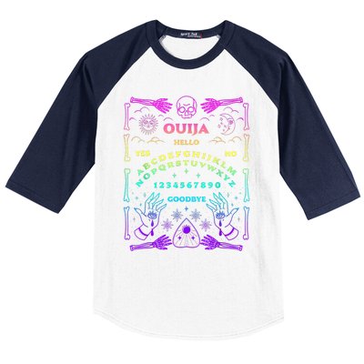 Ouija Board Pastel Goth Witchcraft Witch Wicca Tarot Spirit Baseball Sleeve Shirt