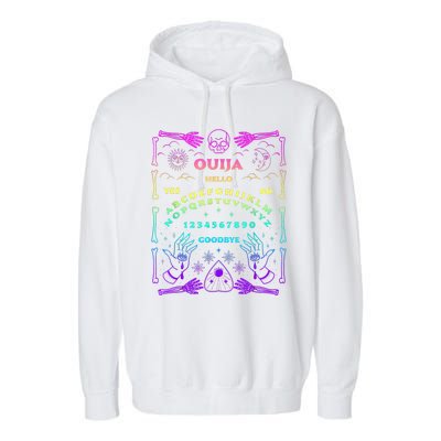 Ouija Board Pastel Goth Witchcraft Witch Wicca Tarot Spirit Garment-Dyed Fleece Hoodie