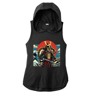 Otaku Ball Python Samura Ladies PosiCharge Tri-Blend Wicking Draft Hoodie Tank