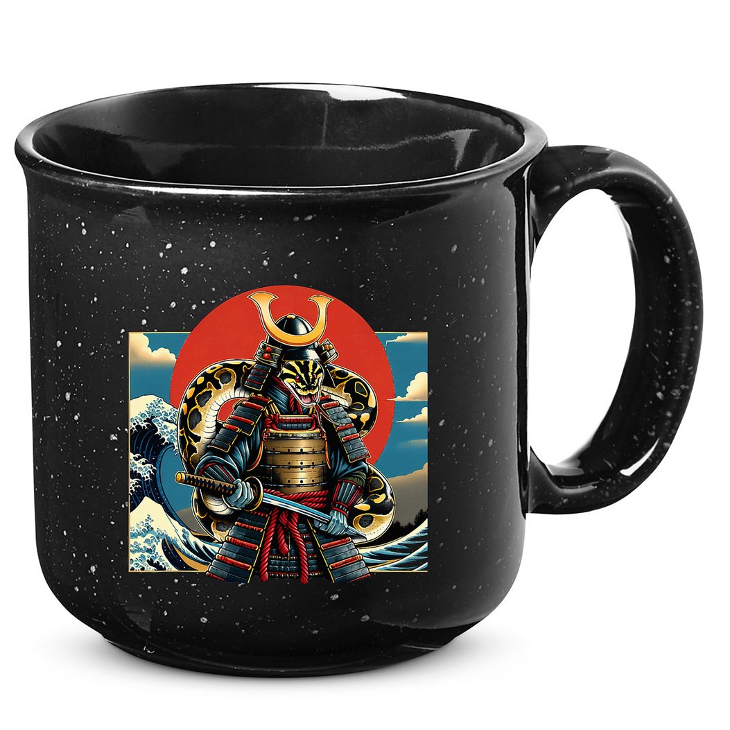 Otaku Ball Python Samura 15oz Campfire Ceramic Mug