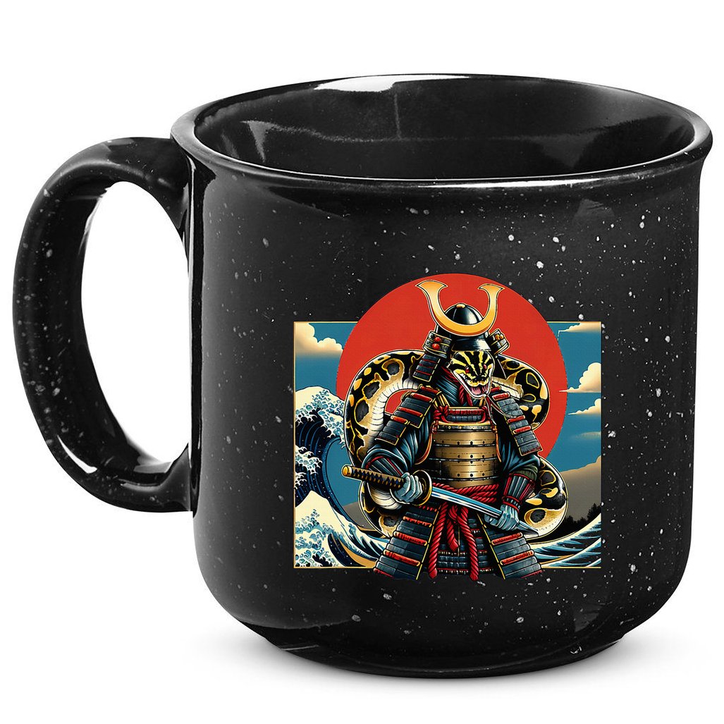 Otaku Ball Python Samura 15oz Campfire Ceramic Mug