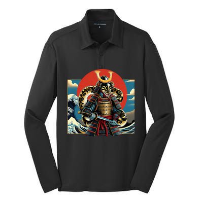 Otaku Ball Python Samura Silk Touch Performance Long Sleeve Polo