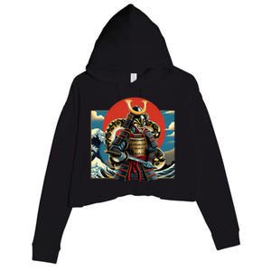 Otaku Ball Python Samura Crop Fleece Hoodie