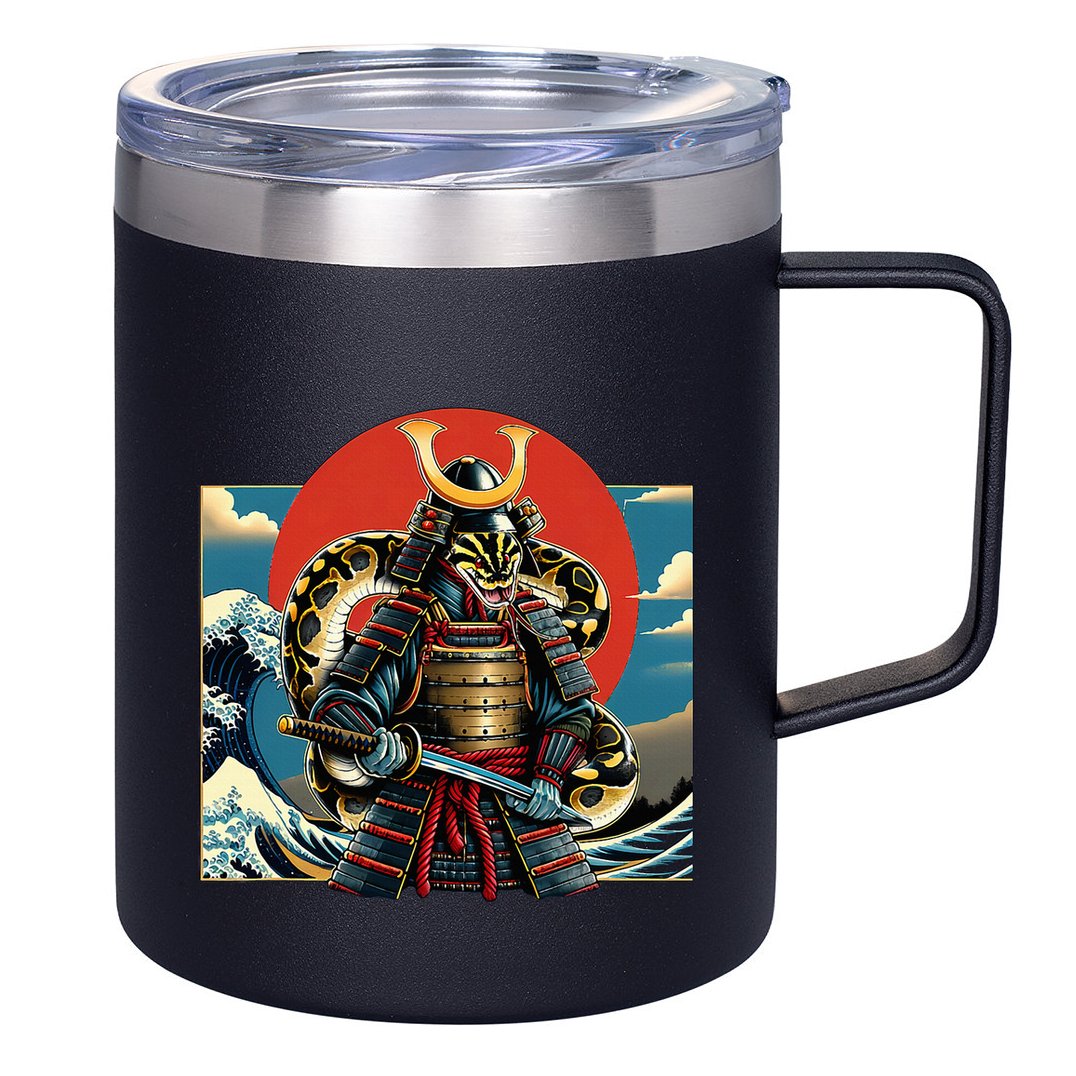 Otaku Ball Python Samura 12oz Stainless Steel Coffee Mug