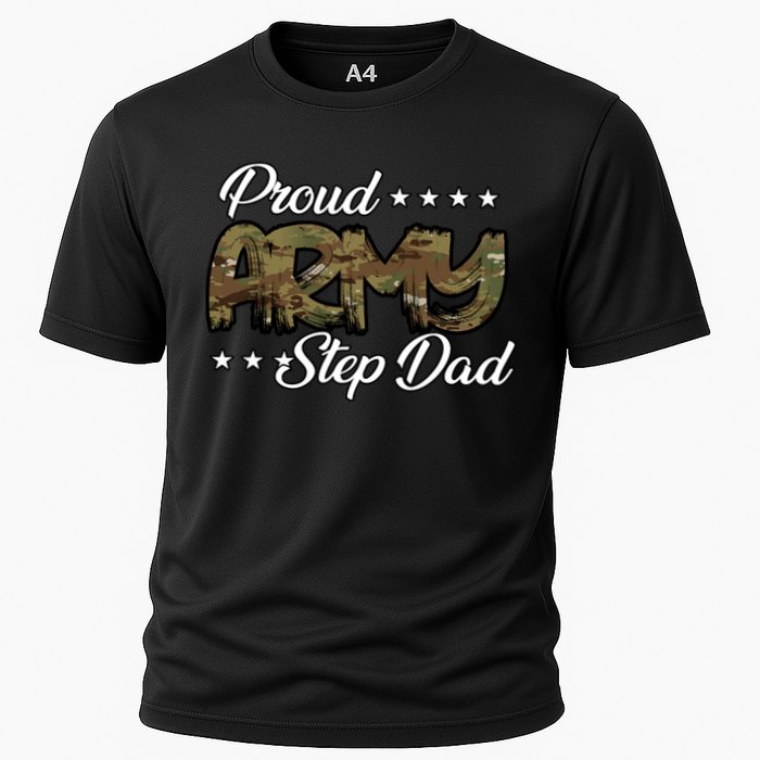 Ocp Bold Proud Army Step Dad Meaningful Gift Cooling Performance Crew T-Shirt
